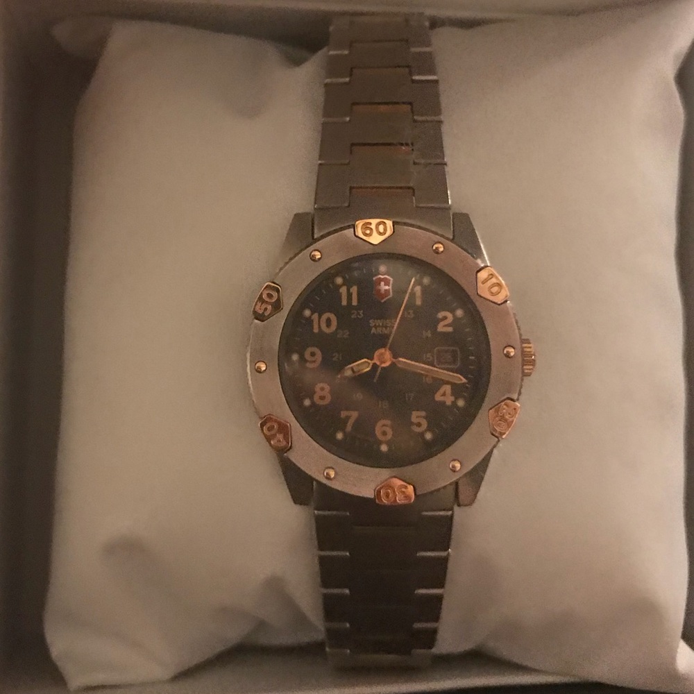 Swiss army girl or kid watch